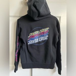 Santa Cruz Black Hoodie